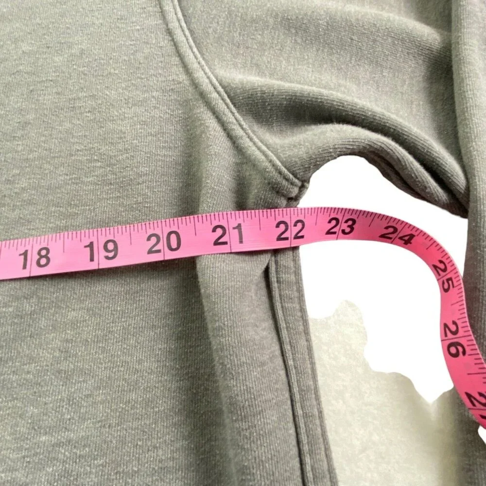 THE NORTH FACE Men Half Dome Hoodie Pullover Logo Long‎ Sleeve Sz L Gray 77-27